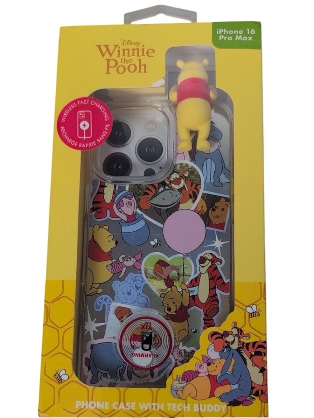 Disney Winnie the Pooh iPhone 16 Pro Max Phone Case with Tech Buddy